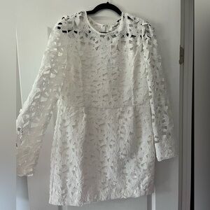 NWT Endless Rose Eyelet Structured Mini Dress